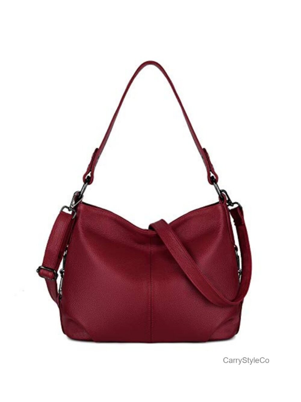 Genuine Leather Shoulder Bag Hobo Crossbody Purse